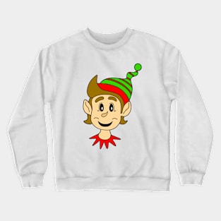 CUTE Elf Christmas For Kids Crewneck Sweatshirt